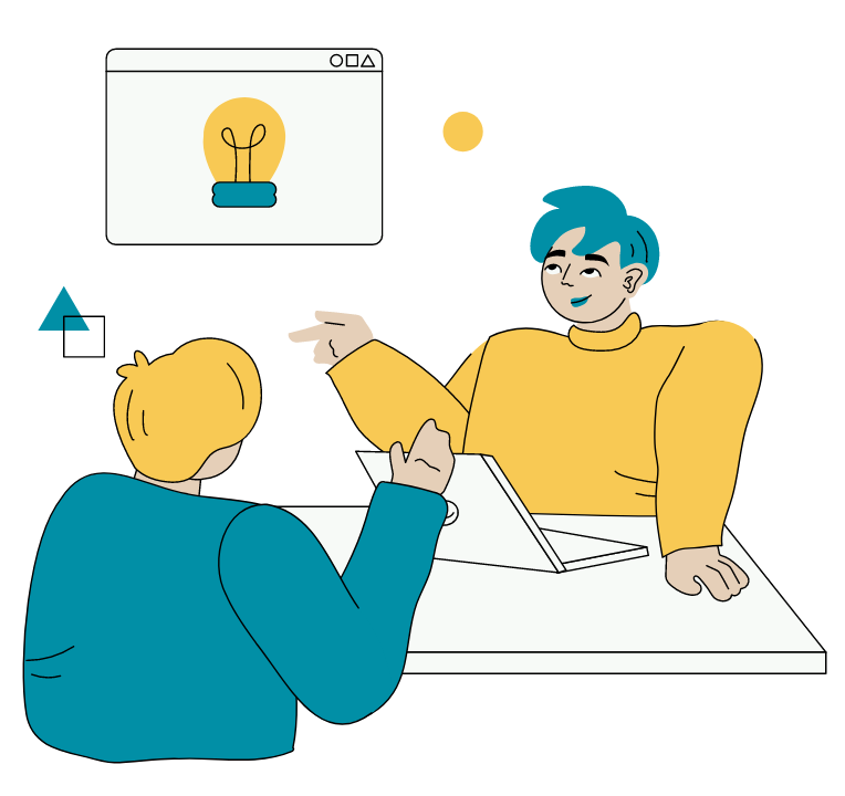 How it works illustration — onboarding and service flow