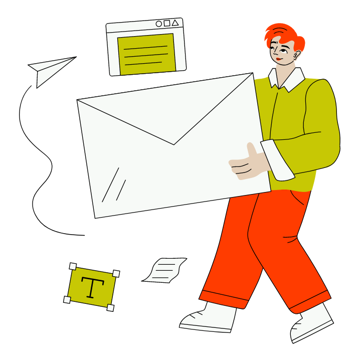 Contact illustration